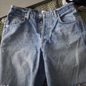 Citizens Of Humanity Light Blue Jean Shorts